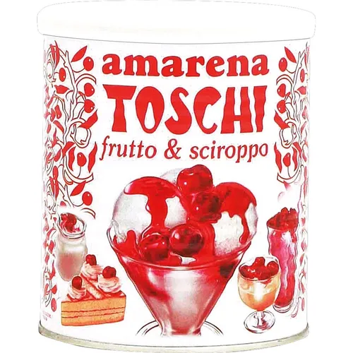  Toschi Amarena Kirschen in Sirup 1 kg Dose, Eis Kuchen, aus Italien 25,80€/KG