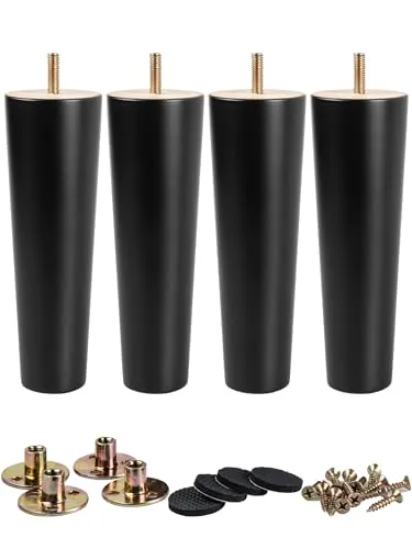 La Vane 4 Stück Möbelfüße aus Massivholz von La Vane