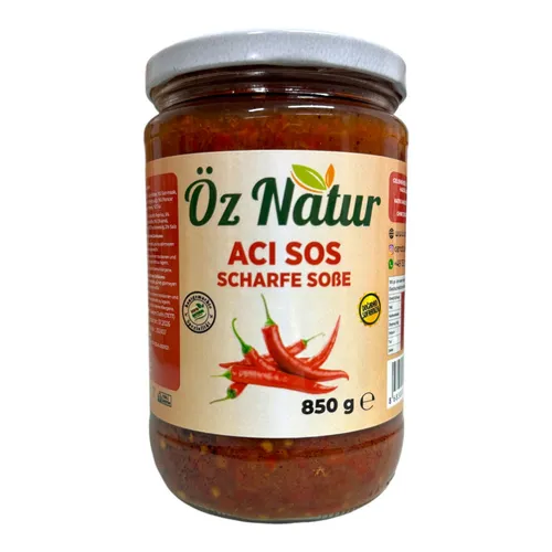 Öz Natur | Scharfe Soße Türkischer Art 750g von Öz Natur
