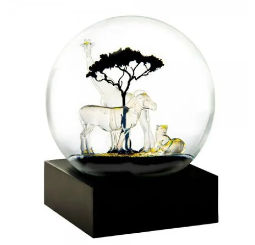 Cool Snow Globes Skulptur Schneekugel Crystal Safari