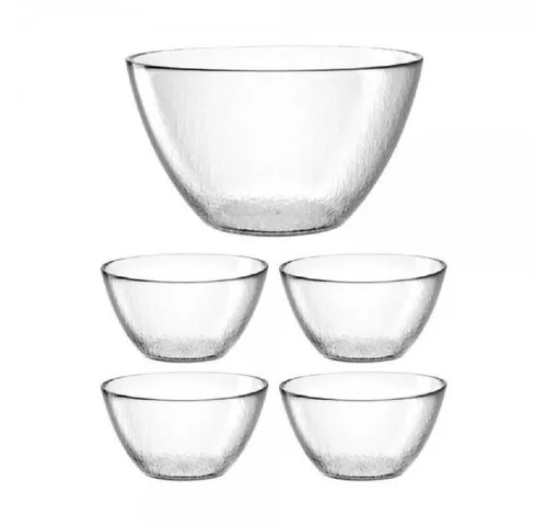 LEONARDO Schalenset 5-tlg. ATTIVO in weiß von LEONARDO