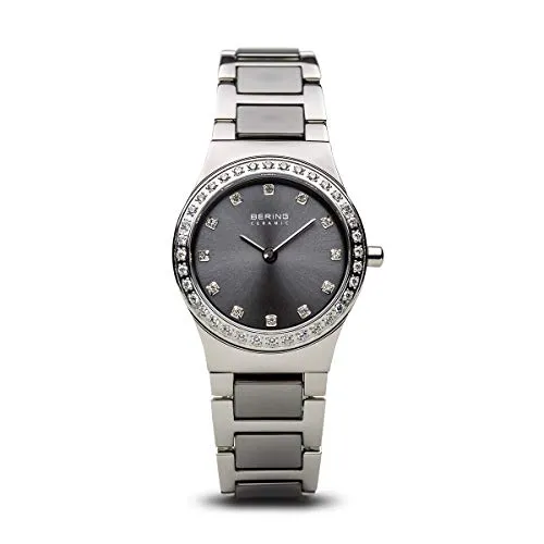 Bering Quarzuhr 32426-703 Ceramic Damenuhr 26mm - Elegante Armbanduhr für Damen mit 5 ATM Wasserdichtigkeit und Saphirglas, ideal für den täglichen Gebrauch und besondere Anlässe.