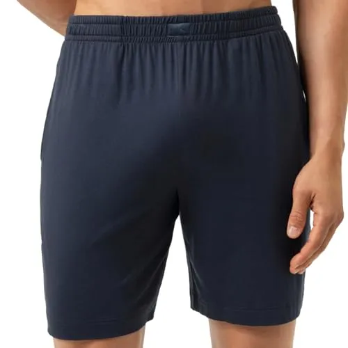 Mey Jefferson Schlafanzug Hose XL Marine - Bequeme Schlafanzughose aus weichem, atmungsaktivem Material. Der elastische Bund sorgt für optimalen Tragekomfort. Vielseitig kombinierbar für entspannte Nächte.