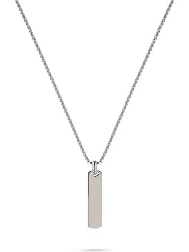 FAVS Herren-Kette aus Edelstahl - Elegantes Collier aus poliertem Edelstahl mit Karabinerverschluss. Länge 55 cm, ideal für jeden Anlass. Ein zeitloses Schmuckstück, das Freude bereitet!