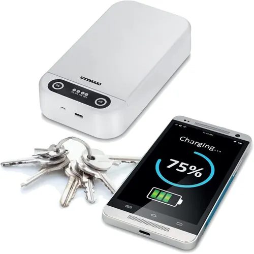 Melissa 16800032 Multifunktionaler UV Handy-Box Sterilisator Smartphone-Reiniger