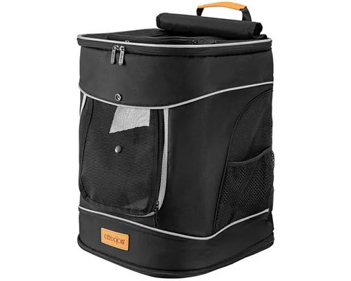CADOCA® Haustierrucksack bis 20 kg – komfortabler Hunderucksack für Hunde und Katzen - Rucksäcke für Hunde, ideal für Haustiere bis 20 kg mit atmungsaktiven Netzeinsätzen und verstellbaren Gurten für optimalen Tragekomfort.