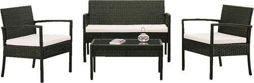 HTI-Line Terrassenmöbel Palma - Möbelsets aus robustem Metall, ideal für Garten und Terrasse, inklusive Loungegarnitur NEU OVP für entspannte Stunden im Freien.