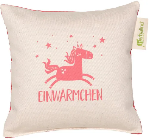 herbalind Wärmekissen 4103, Kindergetreidewärmekissen 4103 Einwärmchen 19x19 cm Dark Rose/Natur