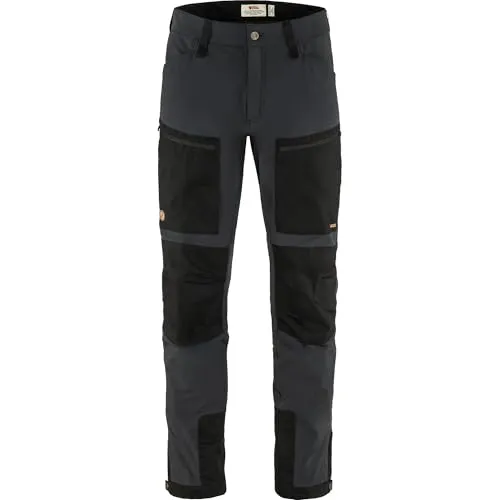 Fjällräven Keb Agile Trousers Men Short - Leichte Trekkinghose in Schwarz - Wanderhosen für Abenteuer von Frühling bis Herbst, mit hervorragender Bewegungsfreiheit und strapazierfähigem, schnell trocknendem Material.