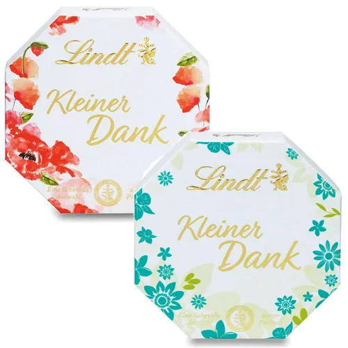 Lindt Kleiner Dank Pralinen Mischung 40g - Edle Pralinen in Geschenkverpackung, ideal als kleines Dankeschön oder für besondere Anlässe. Perfekt für Schokoladenliebhaber!