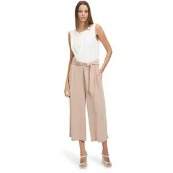 BETTY & CO Jumpsuit ohne Arm - Stylischer Damen Jumpsuit in braun mit eleganten Falten und tailliertem Schnitt – perfekt für feminine Looks und besondere Anlässe!