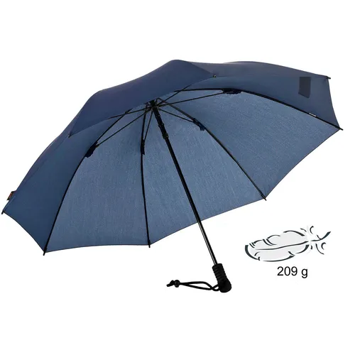 EuroSchirm Swing Liteflex marine - Ultraleichter Trekkingschirm, robust und unzerbrechlich mit schmutzabweisender Teflon-Beschichtung