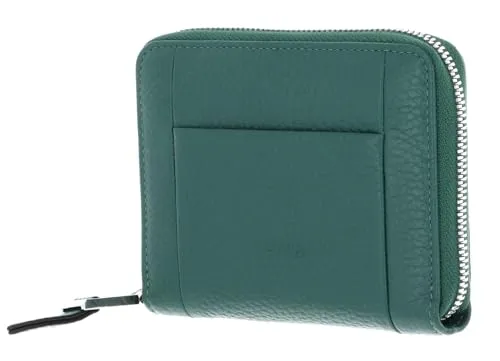 Picard Leder Geldbörse Pure 1 Wallet Smaragd dunkelgrün - Elegante Geldbörse aus hochwertigem Rindsleder mit 6 Kartenfächern und zwei Geldscheinfächern. Kompakt und praktisch mit sicherem Zipper, ideal für die organisierte Aufbewahrung Ihrer Wertsachen.