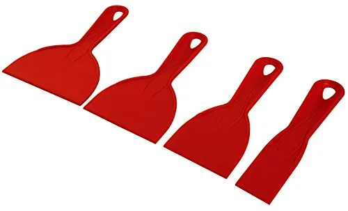 Fartools Spachtelmesser, Rot, 4 Stück