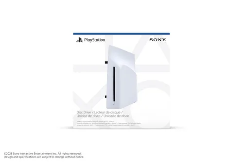 PLAYSTATION 5 Disc Laufwerk Pro & Digital - Externe Sony PS5 Konsole - Festplatten für Sony PlayStation 5, ermöglicht einfaches Spielen von Disc-Spielen und bietet zusätzlichen Speicherplatz für Ihre Spielebibliothek.
