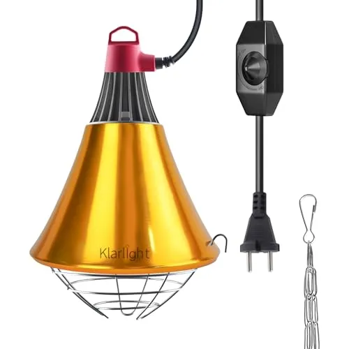 Klarlight Infrarot Wärmestrahlgerät mit Dimmer für Geflügel