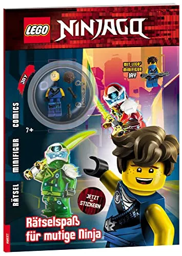 LEGO® Ninjago® – Rätselspaß für mutige Ninja: mit LEGO® Minifigur „Jay“