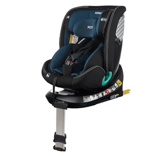 Drehbarer 360° Auto Kindersitz für Kinder von 15 Monaten bis 12 Jahren - Sicherheitsgeprüfter Kinderautositz mit ISOFIX, drehbar für einfachen Ein- und Ausstieg, ideal für Kinder von 9 bis 36 kg.