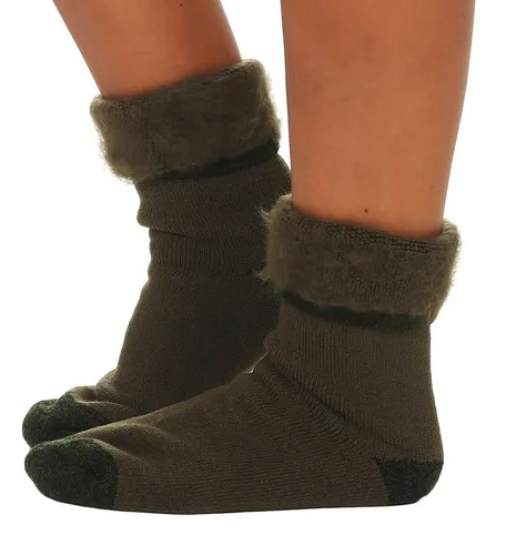 CLEO STYLE Thermosocken Thermo Socken 23 Grün / Tarn 39-42
