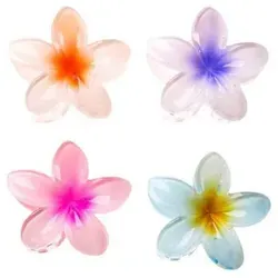 Blumen Haarspangen 4er Set für Damen und Mädchen – Rutschfest und Elegant - Set mit 4 rutschfesten Blumen-Haarclips für stilvolle Frisuren. Ideal für verschiedene Anlässe, bieten sie zuverlässigen Halt und sind aus robustem Material für langanhaltenden Einsatz.
