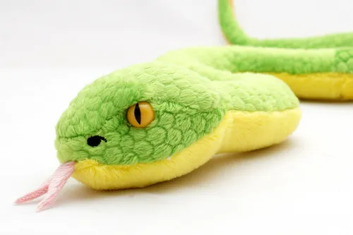 Grüne Mamba Kuscheltier Schlange Grubenotter Plüschtier Snake MAMBOO