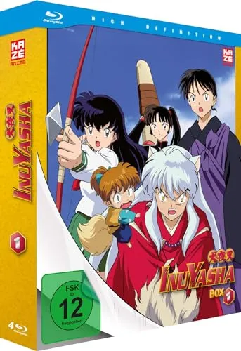 InuYasha - TV Serie - Vol.1 - [Blu-ray] - Anime-Serie über Zeitreisen und Abenteuer, freigegeben ab 12 Jahren, ideal für Fans von Fantasy und Action.