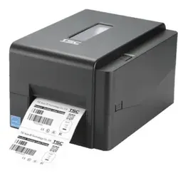 TSC TE310 Etikettendrucker - Desktop Thermotransfer Etikettendrucker mit 12 Punkte/mm (300dpi) Auflösung, USB, RS232 und Ethernet, ideal für präzisen und schnellen Druck von Etiketten.