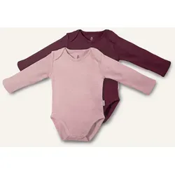 Ehrenkind Langarmbody 2er-Pack – 100% Bio-Baumwolle, weich & anschmiegsam - Shirtbodies aus hochwertiger Bio-Baumwolle, besonders weich und ideal für sensible Babyhaut. Praktische Wickelform bis Gr. 62/68, perfekt für den Start ins Leben!