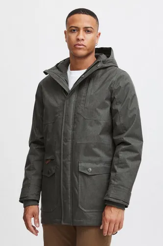 Solid SDBello Herren Parka Winterjacke - Funktionsjacke mit warmem Futter und hochabschließendem Kapuzen-Design, ideal für stilvolle Winteroutfits und nachhaltige Mode.