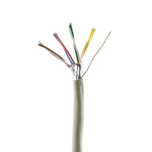 Telefonkabel 4x2x0,6mm J-Y(ST) Y 100m rund für Unterputzmontage, Fernmelde-Installationsleitung 8-adrig