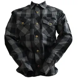 Produktbild Bores Lumberjack Jacken-Hemd schwarz/grau Herren S