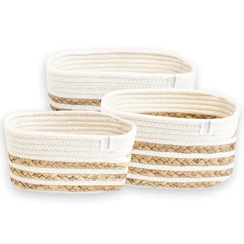 NORDIS DESIGN Aufbewahrungskörbe 3er Set in weiß von NORDIS DESIGN