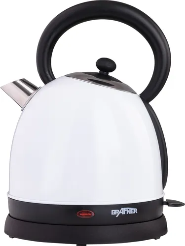 Grafner Retro Wasserkocher 2200 Watt, 1,8 Liter in weiß von Grafner