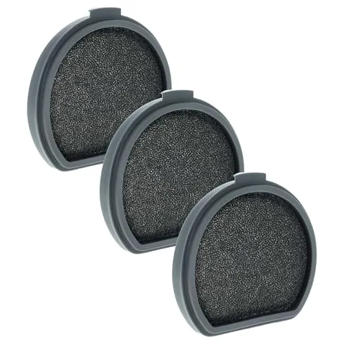 vhbw 3X Vormotorfilter kompatibel mit AEG QX9-1-ALRG, QX9, QX9-1-50IB, FX9, QX9-1-ALRG7601 Staubsauger - Motorschutzfilter, Abwaschbar
