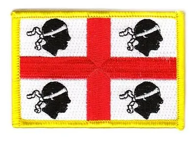 Flaggen Aufnäher Patch Italien - Sardinien Fahne Flagge