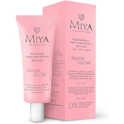 Miya Cosmetics Miya - Secret Glow Illuminating Cream From Vitamins Eyes Face Décolletage 30Ml (Augenpflege Crème, 30 ml, Tag) (33082728)