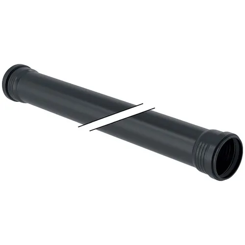 GE Silent-Pro Rohr mit 2 Muffen d75mm L300cm