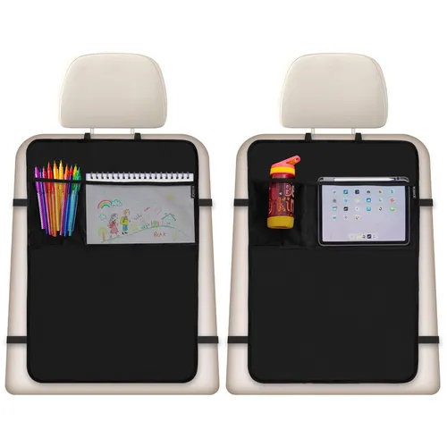 2x Rückenlehnen-Schutz Rücksitz-Organizer Rücksitz-Schoner-Tasche Auto