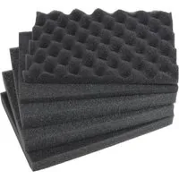 HMF ODR100-23CM Koffereinlagen mit Rasterschaumstoff für Outdoor-Fotokoffer 5er Set 215 x 15 cm