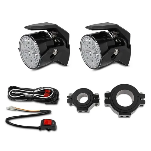 Motorrad Zusatzscheinwerfer ZS2 für LED E-Zulassung Lumitecs 12V/24V inkl. Kabel