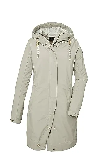 G.I.G.A. DX Damen Softshell Parka mit Kapuze - Funktionsjacken - Wasserabweisender Softshell Parka mit 8.000 mm Wassersäule, PFC-frei und umweltfreundlich, ideal für Outdoor-Aktivitäten.