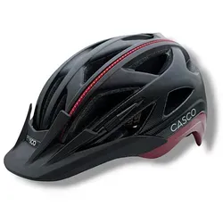 CASCO Active SL Fahrradhelm schwarz-rot (Gr. 56-58 cm) von CASCO