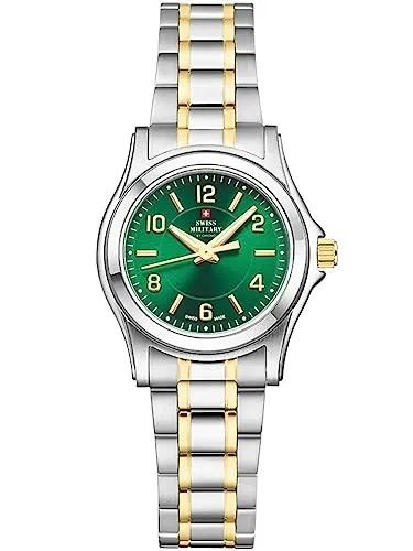 Swiss Military by Chrono Analog mid-37771 Damenuhr - Elegante 27 mm Armbanduhr mit 5 ATM Wasserdichtigkeit und praktischem Kalender, ideal für stilbewusste Damen.