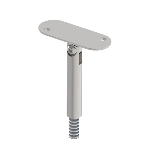 Handlaufhalter V2A verstellbar geschliffen Geländer Treppengeländer