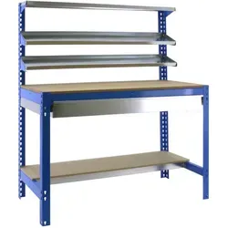 PROREGAL Werkbank Buffalo - Robuste Arbeitsbank mit 600kg Traglast - Werkbänke mit hoher Stabilität und einfacher Montage, ideal für Werkstätten. Made in EU, 5 Jahre Garantie und bereits über 5.000 zufriedene Kunden.