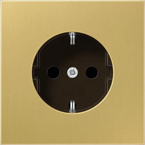 Jung SCHUKO Steckdose ME 1521 C in gold von Jung SCHUKO Steckdosen Abdeckung