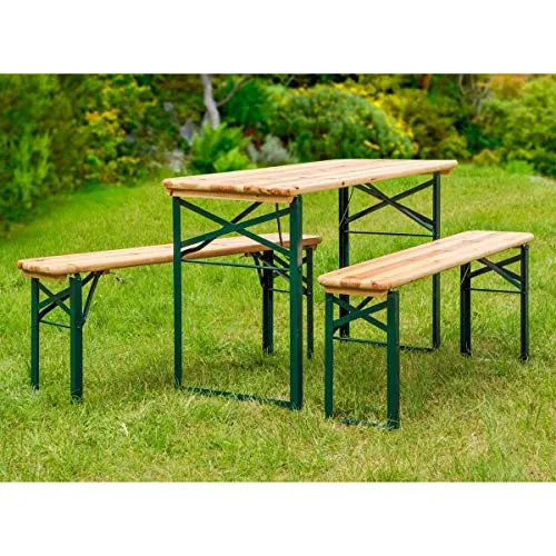 Balkon Bierzeltgarnitur 110 x 50 x 70 cm