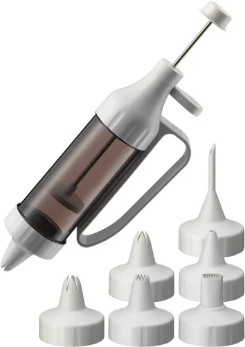 Original Kaiser Classic Garnierspritze mit 7 Tüllen