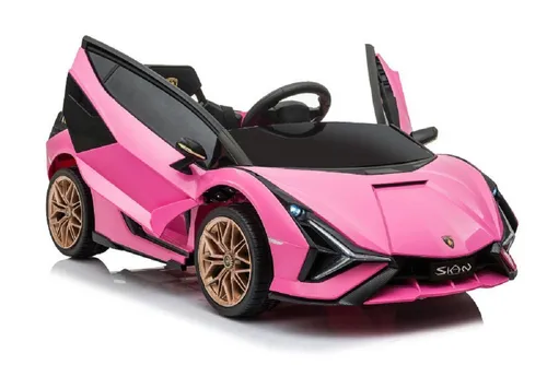 ES-Toys Lamborghini Sian Kinder Elektroauto mit Flügeltüren und Scheinwerfern