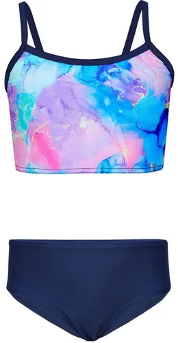 Aquarti Bustier-Bikini Aquarti Mädchen Bikini Set Bustier Bikinislip Zweiteiliger Badeanzug